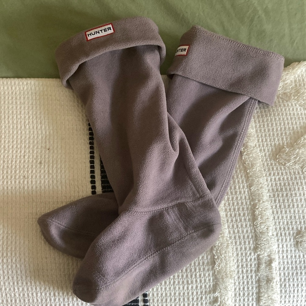 Hunter Women's Casual Lavender Fleece Socks